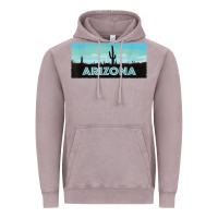 Vintage Zinc arizona shirt   saguaro cactus desert landscape t shirt Vintage Hoodie - linhVisuals