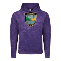 Cloud Purple codorus state park pennsylvania badge vintage Vintage Hoodie - linhVisuals