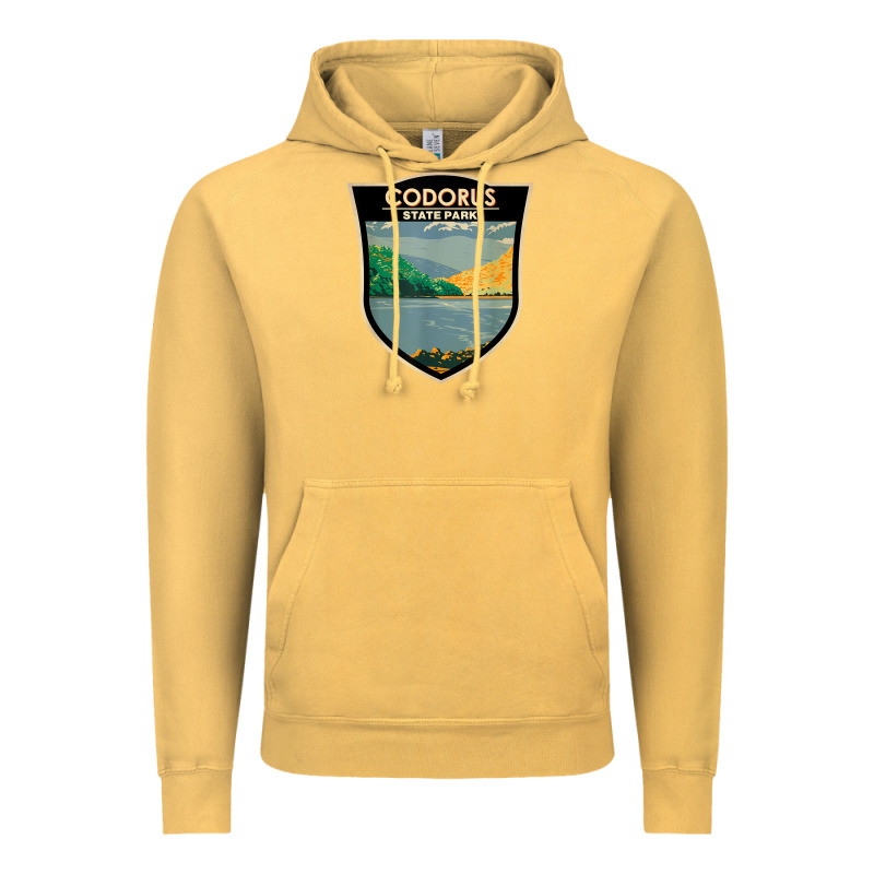 Codorus State Park Pennsylvania Badge Vintage Vintage Hoodie by linhVisuals | Teevron