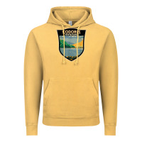 Vintage Mustard codorus state park pennsylvania badge vintage Vintage Hoodie - linhVisuals