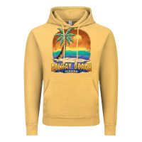 Vintage Mustard delray beach florida  vintage distressed souvenir long sleeve t shirt Vintage Hoodie - linhVisuals