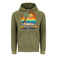 Vintage Olive delray beach florida  vintage distressed souvenir long sleeve t shirt Vintage Hoodie - linhVisuals