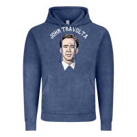 Vintage Denim sports nicolas cage as john travolta Vintage Hoodie - linhVisuals