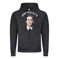 Vintage Black sports nicolas cage as john travolta Vintage Hoodie - linhVisuals