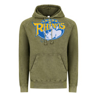 Vintage Olive leed rhinos Vintage Hoodie - linhVisuals
