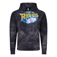 Cloud Black leed rhinos Vintage Hoodie - linhVisuals