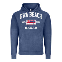 Vintage Denim ewa beach hawaii hi vintage state athletic style t shirt Vintage Hoodie - linhVisuals