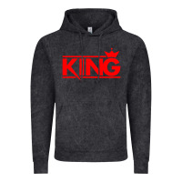 Vintage Black king Vintage Hoodie - linhVisuals