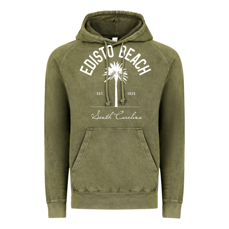 Edisto Beach Sc Palm Tree Edisto Beach Gift Pullover Hoodie Vintage Hoodie by linhVisuals | Teevron