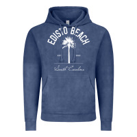 Vintage Denim edisto beach sc palm tree edisto beach gift pullover hoodie Vintage Hoodie - linhVisuals