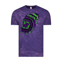 Cloud Purple tie dye patch Vintage Tee - RanaPortraitStore