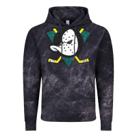 Cloud Black the mighty ducks classic Vintage Hoodie - linhVisuals