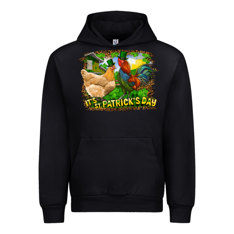 It's St. Patrick's Day Rooster And Chicken Urban Hoodie by RanaPortraitStore | Teevron