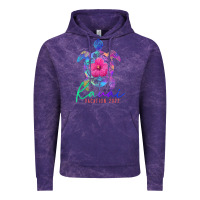 Cloud Purple kauai hawaii vacation 2022 sea turtle flower tropical t shirt Vintage Hoodie - linhVisuals
