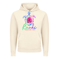 Vintage Artic kauai hawaii vacation 2022 sea turtle flower tropical t shirt Vintage Hoodie - linhVisuals