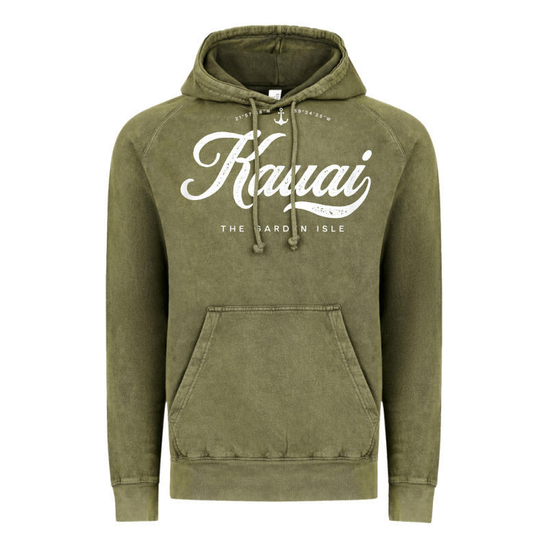 Kauai Hawaii Vintage Retro T Shirt Vintage Hoodie by linhVisuals | Teevron