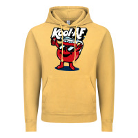 Vintage Mustard Kool-Af Vintage Hoodie - linhVisuals