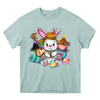 Arona Easter Day Camper  Happy Easter Day Heavy Core Tee - CowGirlArtShop