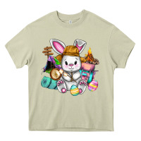 Mossy Easter Day Camper  Happy Easter Day Heavy Core Tee - CowGirlArtShop