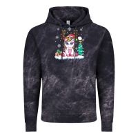 Cloud Black cute unicorn christmas shirt kid girls women deer santa xmas 1 Vintage Hoodie - linhVisuals