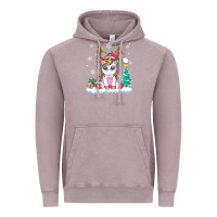 Vintage Zinc cute unicorn christmas shirt kid girls women deer santa xmas 1 Vintage Hoodie - linhVisuals