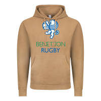 Vintage Camel benetton rugby in italy Vintage Hoodie - linhVisuals