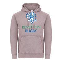 Vintage Zinc benetton rugby in italy Vintage Hoodie - linhVisuals