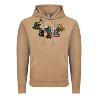 Vintage Coffee mouse guard Vintage Hoodie - linhVisuals