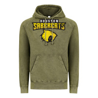 Vintage Olive houston sabercats rugby Vintage Hoodie - linhVisuals