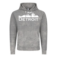 Cloud Rock I Am Detroit Vintage Hoodie - linhVisuals