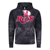 Cloud Black queensland reds rugby Vintage Hoodie - linhVisuals