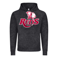 Vintage Black queensland reds rugby Vintage Hoodie - linhVisuals