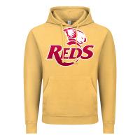 Vintage Mustard queensland reds rugby Vintage Hoodie - linhVisuals