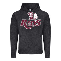Vintage Black reds rugby australia Vintage Hoodie - linhVisuals
