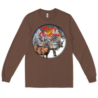 Chestnut mule buck deer christmas Long Sleeve Tee - LillyAllenDesigns