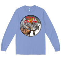 Colony Blue mule buck deer christmas Long Sleeve Tee - LillyAllenDesigns