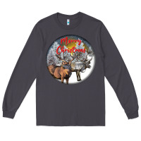 Smoke mule buck deer christmas Long Sleeve Tee - LillyAllenDesigns