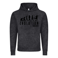 Vintage Black soccer evolution Vintage Hoodie - linhVisuals
