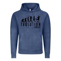 Vintage Denim soccer evolution Vintage Hoodie - linhVisuals