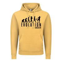 Vintage Mustard soccer evolution Vintage Hoodie - linhVisuals