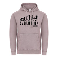 Soccer Evolution Vintage Hoodie | Teevron
