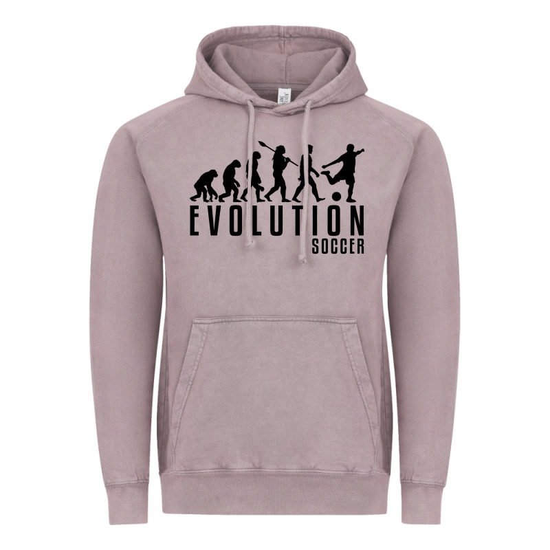 Soccer Evolution Vintage Hoodie by linhVisuals | Teevron