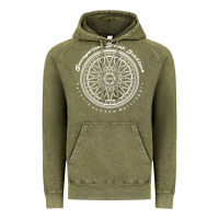 Vintage Olive BBS Wheel Vintage Hoodie - linhVisuals