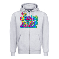 Heather Grey senior 2022 Zipper Hoodie - JahusDesignShop