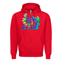 Red senior 2022 Zipper Hoodie - JahusDesignShop