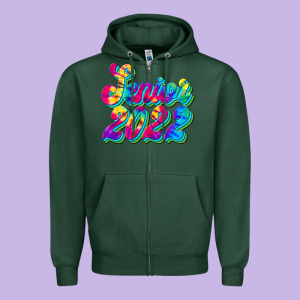 Senior 2022 Zipper Hoodie Designed By Jahusdesignshop