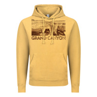Vintage Mustard grand canyon Vintage Hoodie - linhVisuals