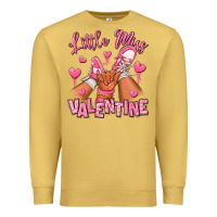 Antique Gold little miss valentine afro kid sneakers Premium Sweatshirt - RanaPortraitStore