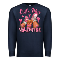 Navy little miss valentine afro kid sneakers Premium Sweatshirt - RanaPortraitStore