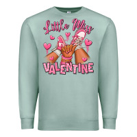 Seafoam little miss valentine afro kid sneakers Premium Sweatshirt - RanaPortraitStore